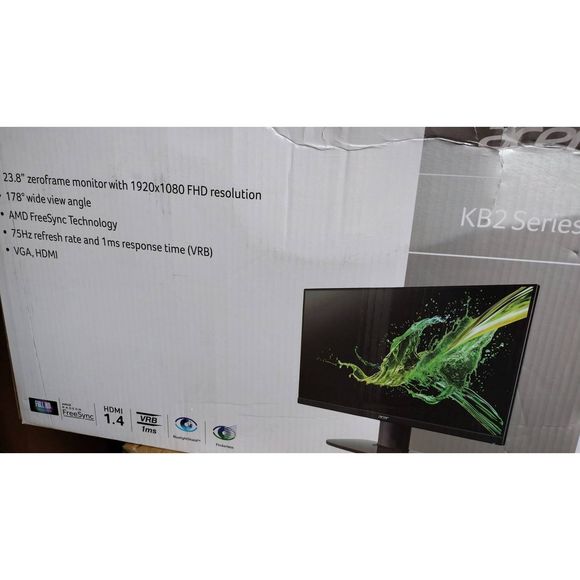 Acer KB242Y 23.8" (24") Full HD LED Computer Monitor AMD FreeSync 75hz - Picture 4 of 7